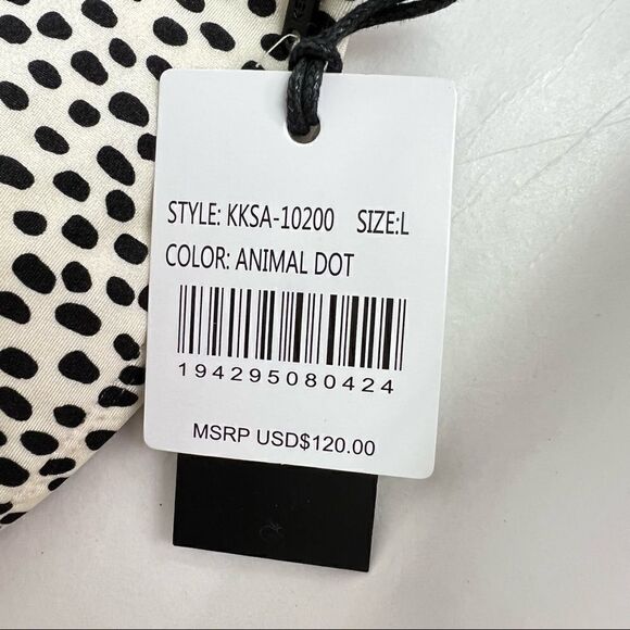 Kendall and Kylie Animal Dot Two piece bikini with knotted bottoms and top New!! - Picture 4 of 16